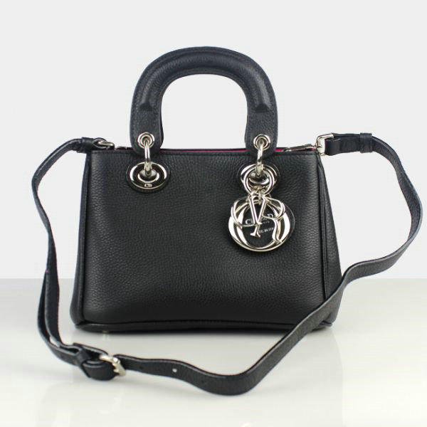 mini dior diorissimo original calfskin leather bag 44375 black